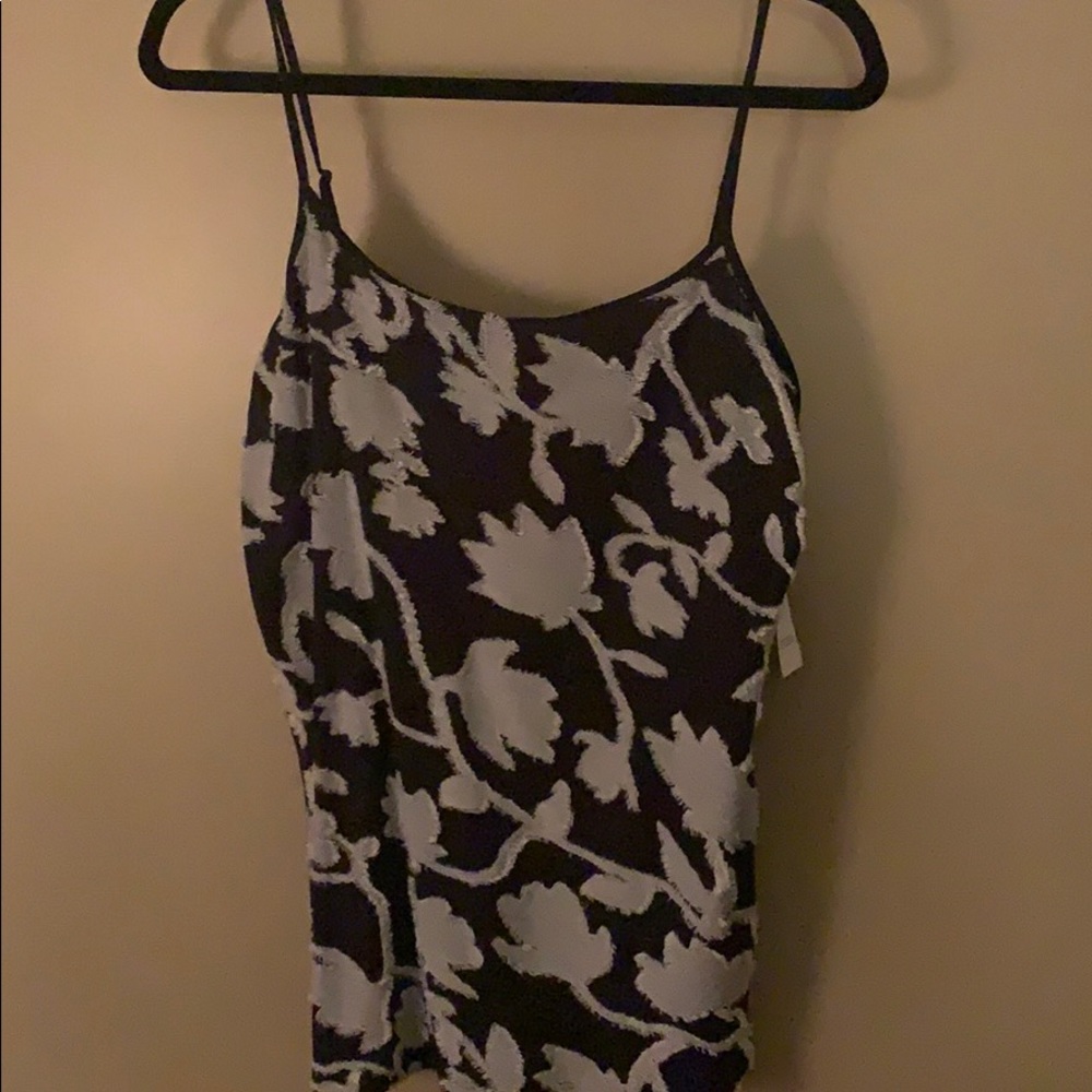 Tank top/ Cotton and appliqué